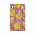 thumbnail image 1 of Lemons Hanging Pocket Organizer, Sour and Juicy Fruit Repetitive Pattern, Printed Polyester Storage Bag with Pockets, 9" x 16", Earth Yellow Pastel Pink, 1 of 2