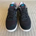 thumbnail image 3 of New Balance Mens 574 Courtline CT574BNH Black Blue Court Shoes Sneakers Size 8.5, 3 of 6