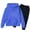 F-364Blue, variant on ZHOGXU Children Kids Girls Boys Outfit Long Sleeve Solid Color Pocket Hoodies And Pants Two Piece Comfortable Soft Sets Playwear For Casual Daily Wear,Black,2-3 Years