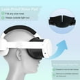 thumbnail image 5 of VR Facial Interface for Meta Quest 3,Removable Face Interface Bracket,VR Accessories Set with Face Pad Replacement for Quest 3,Anti-Leakage Nose Pad, 5 of 12