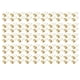 thumbnail image 4 of 100 clips para carpetas, fuerza de sujeción fuerte, prevención de óxido, clips pequeños portátiles de metal para oficina, color dorado, 4 of 5