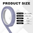 thumbnail image 2 of Uxcell Whiteboard Tapes, 0.5" x 72 Yards Thin Dry Erase Board Grid Tape Pinstripe Chart Lines, Purple, 2 of 7