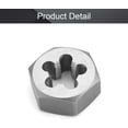 thumbnail image 4 of HUGFEGWE Hex Rethreading Die, UNF 1/2-20 Carbon Steel Thread Die, Hex Rethreading Die Machine Thread Die, Hexagon Taper Pipe CJB91-22840, 4 of 8