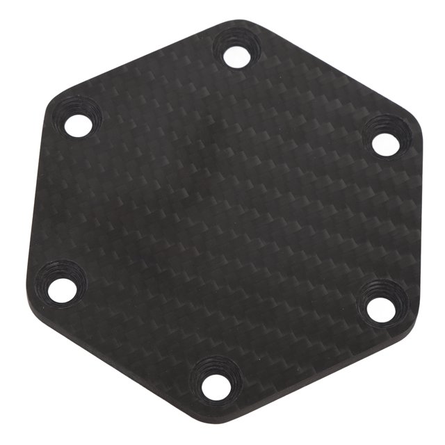 Cubierta Del Botón De La Bocina Del Volante, 6 Orificios Aspecto Elegante Resistente A La Oxidación Tapa Central Del Volante De Fibra De Carbono De Alta Resistencia Para Volantes