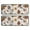 Brown Mushroom Flower, variant on Kitchen Rugs Sets Of 2,Brown Mushroom Daisy Dark Pattern Anti Fatigue Kitchen Mat Rugs Non Slip Washable,Decorative Kitchen Floor Mats for Kitchen,Sink,Laundry,17"x47" 17"x47"