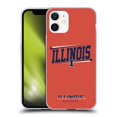 thumbnail image 1 of Head Case Designs Officially Licensed University Of Illinois U Of I University Of Illinois Double Bar Soft Gel Case Compatible with Apple iPhone 12 Mini, 1 of 7