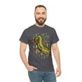 thumbnail image 2 of Musky Fishing Camouflage American Flag Muskie Unisex Cotton Tee, 2 of 4