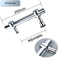 thumbnail image 2 of Poignée de Porte de Douche en Acier Inoxydable, Barre de Serrage Réglable pour Porte Vitrée de Salle de Bain, Finition Polie, Ensembles de Poignées de Porte de Remplacement pour Porte Latérale Simple (Taille : 250 mm), 2 of 7