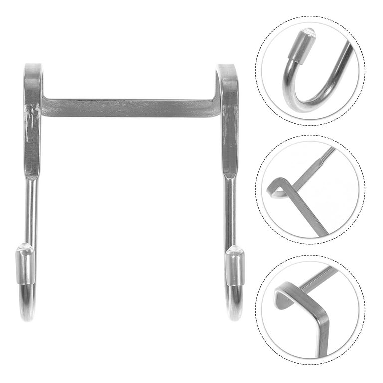 IKIS Stainless Steel Multipurpose S-Hook Sling Type, Organizer for  Cupboard, Cabinets, Hangers, Travelling, Kitchen Cutlery Hanging Hook,  Cloth Hanger Hook, Bathroom Hook (Pack of 12 Hooks) Hook 2 Price in India 