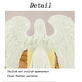 thumbnail image 6 of Angel Candle Holder Lamp 5.90x5.51x3.34in/15x14x8.5cm – Resin Tabletop Decor with Battery-Powered LED Light for Wedding, Party, Romantic Dinner (White), 6 of 6