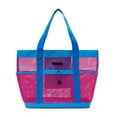 thumbnail image 2 of Dongrere Mesh Beach Bag Vacation Tote Bag Travel Washroom Bags for Summer, 2 of 6