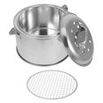 thumbnail image 5 of Pretyzoom Versatile Fire Pit Iron Grill for Outdoor Cooking and Camping Portable BBQ Accessory Silver, 5 of 8