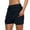 Dark Blue, variant on RUTAYY Tennis Skirts For Women Short Athletic Drawstring Skorts Built In Shorts With Pockets Sports Skirt Solid Color Flowy Swing Pleated Beach Skirts