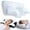 White, variant on Migraine Pillow - Stop Migraines at The Source, Cervical Migraine Neck Pillow, Ergonomic Contour Support Pillow with Adaptive Foam for Stays Supportive, During The Night (Black)