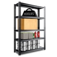 thumbnail image 2 of 5 Shelves Adjustable Storage Steel Wire Shelves Black,72" Tall Steel Wire Shelving Unit Heavy Duty Utility Racks for Garage Basement Kitchen Closet Oganization, 2000 lbs Capacity, 1PC, 2 of 14