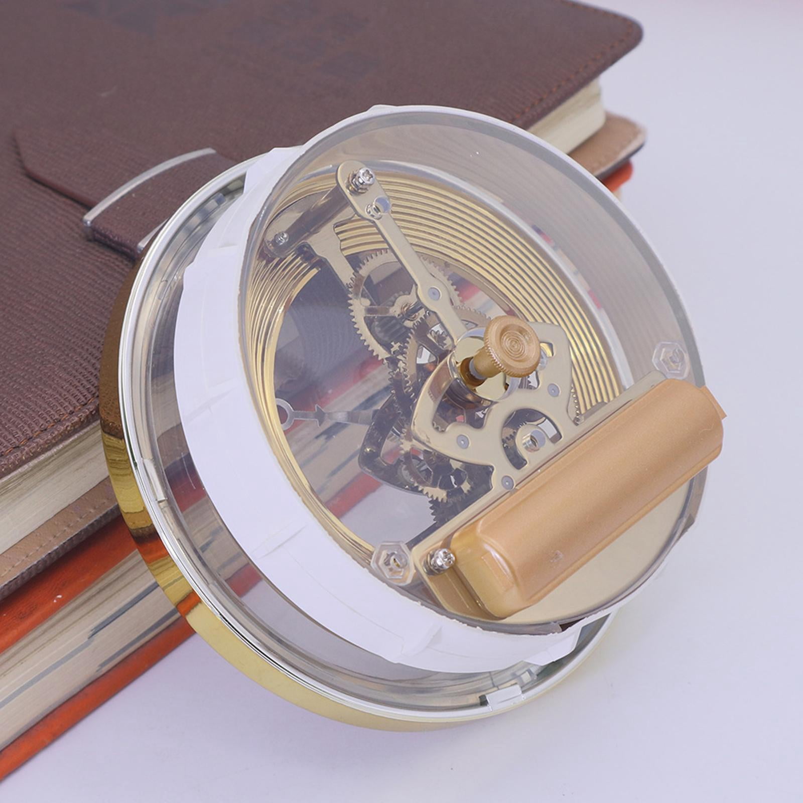 Axioma Classic Clock Insert 103mm Battery Powered Repair Parts DIY Gold Quartz Movement