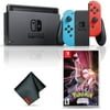 Nintendo Switch Neon Blue and Red Console Bundle with Pokemon Shining Pearl
