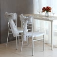 thumbnail image 6 of BalsaCircle 5 Silver Polyester Metallic Fringe Chair Sashes Wedding Party Events Reception Home Decorations Supplies, 6 of 8
