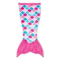 thumbnail image 2 of Fin Fun Mermaid Tail Blanket Kids, Girls and Boys - Cuddle Tails - Perfect Birthday and Christmas Gift, High Quality - Adult & Teen Size, Pink Dream, 2 of 4