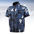 thumbnail image 5 of Joernso 1 Set Cooling Fan Jacket Unique Pattern Three Gear Adjustable Polyester Men Summer Outdoor AC Jacket Cooling Fan Apparel Working Supplies, 5 of 8
