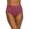 thumbnail image 4 of Felina | High Waisted Modal Stretch Brief | Lace Trim | 5-Pack | Full Coverage (Orchid Ocean, Medium), 4 of 6