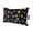 Multicolor, Black, Neon, variant on Colorful Paw Print Outdoor Pillows for Chaise Lounge Chair Waterproof Lumbar Pillows with Insert&Adjustable Strap Beach Headrest Pillow Cartoon Cute Claw Grey Plaid Gingham Pool Pillow 11"x16"