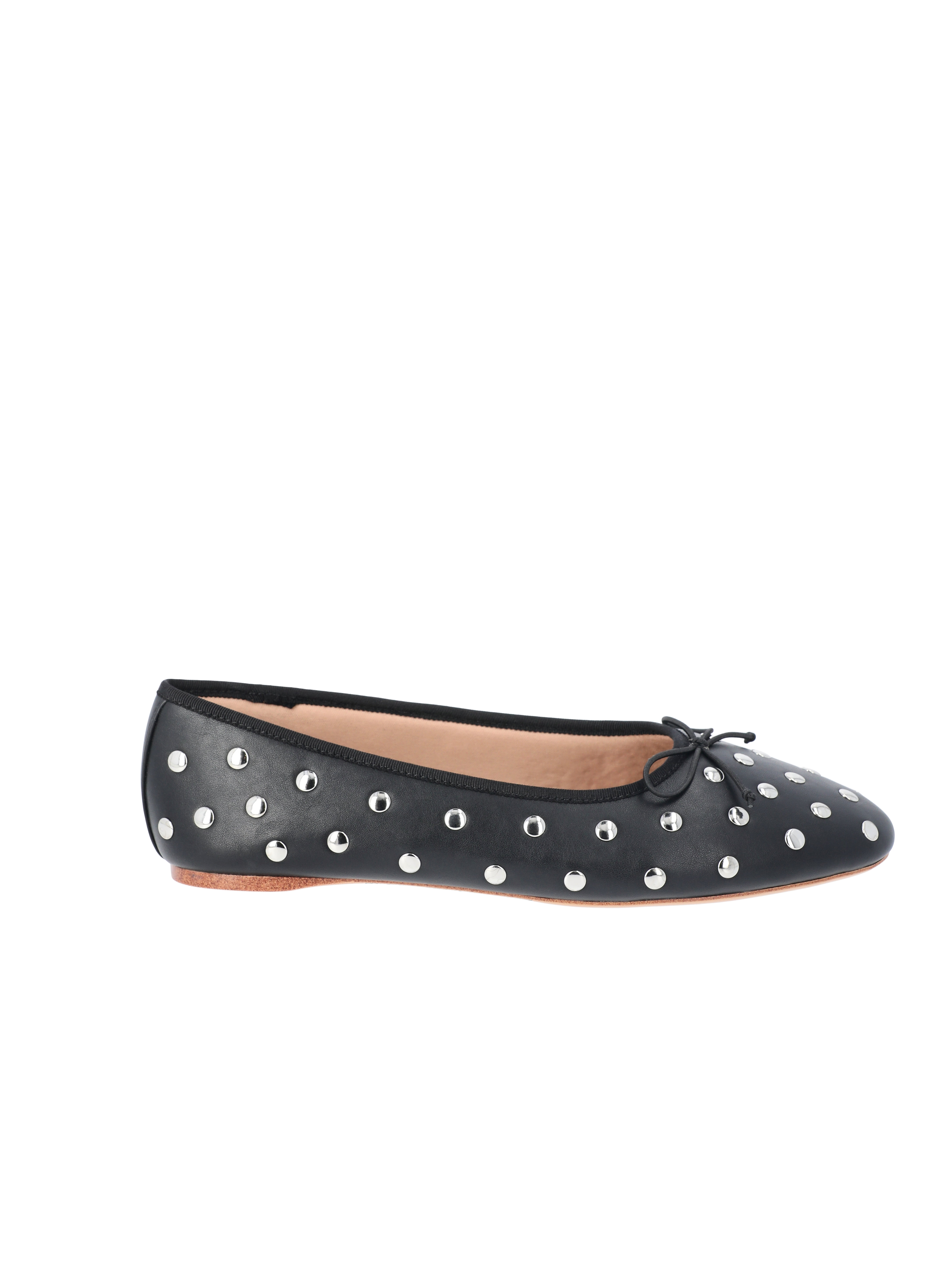 Time and Tru Women's Studded Ballet Flat