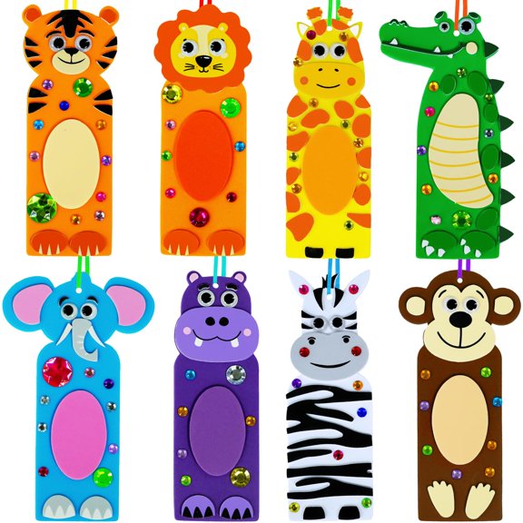 Kit de manualidades Winlyn Jungle Animal Craft Kits DIY 32 juegos para niños