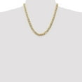 thumbnail image 2 of Auriga 14k Yellow Gold 7mm Anchor Chain Necklace 20 inch for Women, 2 of 6