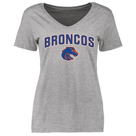Women's Ash Boise State Broncos Proud Mascot T-Shirt