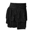 thumbnail image 6 of Skirts for Women Skirt Category Lace Tiered Skirt For Everyday Wear With Flirty Ruffle And Elegant A Line Black S, 6 of 6