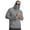 *Gray, variant on VBVC Men's UPF 50 Sun Protection Hoodie with Face Mask and Thumb Holes,Quick Dry Long Sleeve Fishing Hiking Shirt For Men,Gray,M-3XL