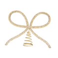 thumbnail image 3 of Bow Christmas Tree Topper Xmas Tree Top Decor Stylish Metal Construction for Living Room Festive Parties, 3 of 8