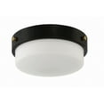 thumbnail image 3 of X3212-FB Craftmade Lighting Oak Street - 2 Light Flush Mount-Flat Black Finish, 3 of 4