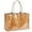Brown, variant on PVC Tote Bag for Women - Kraft Paper Work Handbags Purses with Top Handle（Beige）