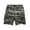 Green, variant on Men's Casual Cargo Shorts Cotton Multi-Pockets Elastic Waist Camo Shorts XS-2XL