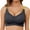 Black, variant on Women's Strappy Padded Medium Support Yoga Sports Bra Workout Top for Fitness and Exercise Beige L