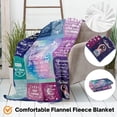 thumbnail image 3 of Yibo Granddaughter Gifts Blanket Flannel Soft and Comfortable Anti-static Bed Sofa Blanket, 3 of 7