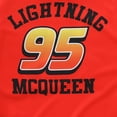 thumbnail image 5 of Disney Cars Lightning McQueen Long Sleeve Hooded Shirt (Boys), Sizes 3T-8, 5 of 9