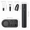 thumbnail image 5 of Efficient Electric Wine Opener Kit: Rechargeable & Dry Battery-Powered Multifunctional Set for Wine Opening, Serving & Storage – Sleek Minimalist Design, Durable Construction, Perfect for Parties &, 5 of 5