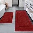thumbnail image 1 of Juego de alfombras de baño SHACOS Red Christmas, 2 piezas, 80 x 50 cm + 120 x 50 cm, 1 of 9