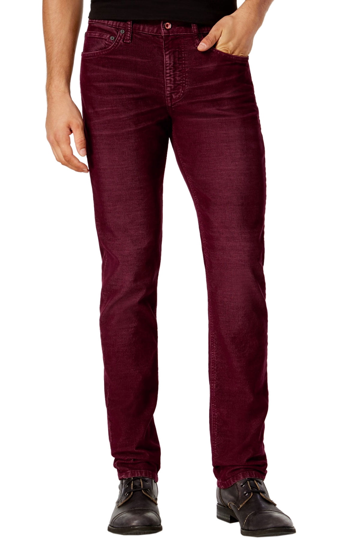 burgundy pants mens