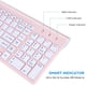 thumbnail image 3 of Combo teclado y ratón inalámbricos, Cimetech teclado y ratón compacto tamaño completo, diseño ultra delgado 2.4G para Windows, PC, 3 of 3