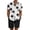 Coconut Tree White, variant on COOFANDY Men's Summer Beach Outfits 2 Piece Short Sleeve Shirts and Shorts Vacation Texture Linen Sets for Men