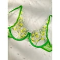 thumbnail image 4 of Fresh Lemon Embroidery Lingerie Set (GREEN, S), 4 of 5