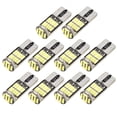 thumbnail image 1 of Juego de 10 Bombillas LED Unique Bargains T10 194 168 W5W 6500K, 1 of 1