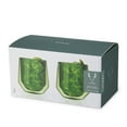 thumbnail image 6 of Viski Aurora Wine Glasses, Iced Coffee, Water Tumblers, 9 oz Set of 2 Green, 6 of 6