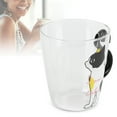 thumbnail image 4 of Fyydes Tasse pour Chat, Tasse pour Chat, Tasse à Café, Thé au Lait, Eau, Verre, Bouteille pour Enfants, Transparent, Résistant à la Chaleur, Réutilisable, 4 of 10