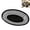Black, variant on 10 Pack Oval Plastic Storage Baskets, Colorful Fruit Vegetable Serving Baskets for Kitchen Counter Restaurant