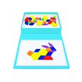 thumbnail image 2 of JUNIOR LEARNING RAINBOW PATTERN BLOCKS, 2 of 3